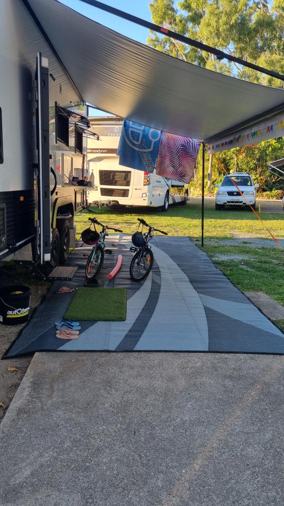 Swish Grey Recycled Poly Camping Mat - 6m x 2.4m