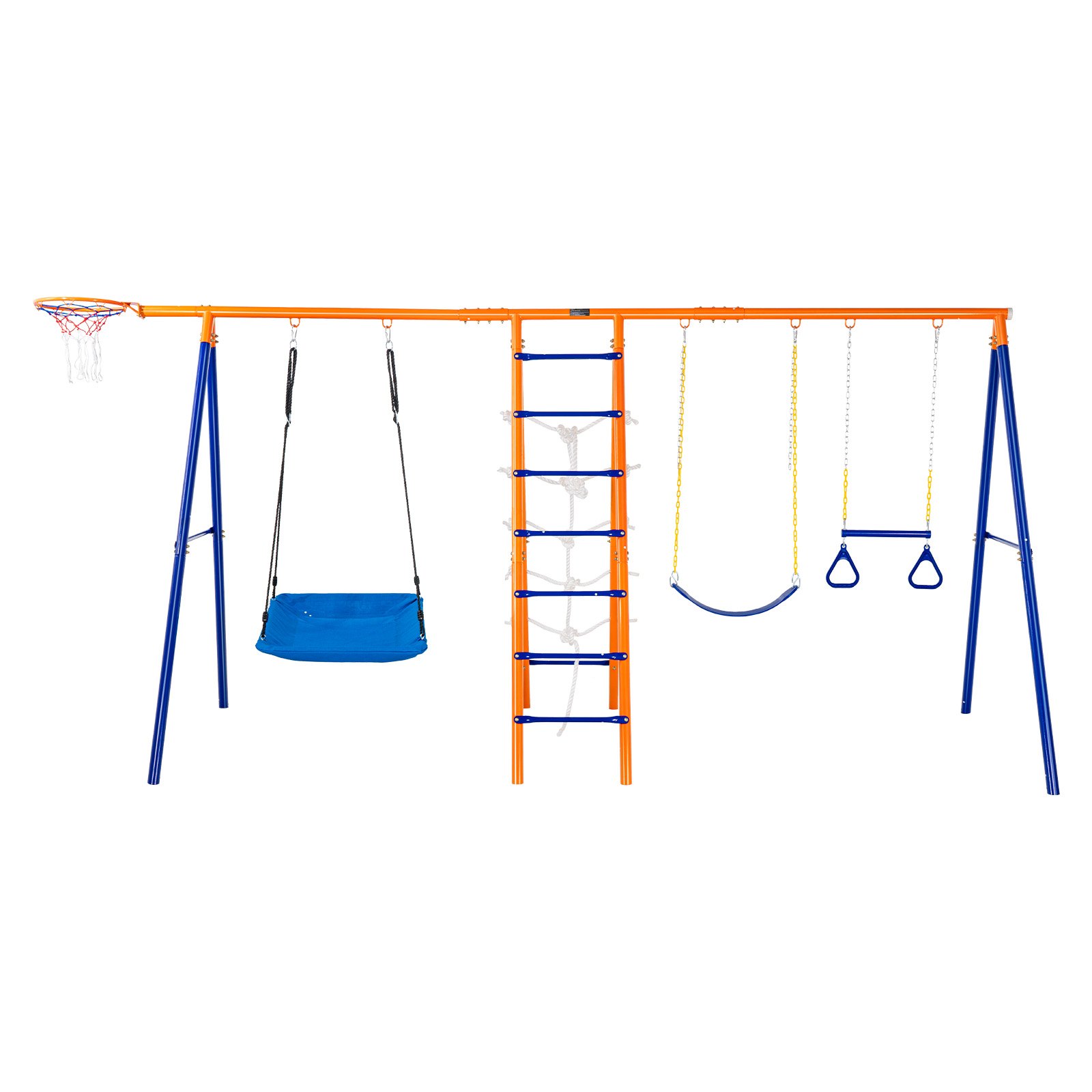 Swing Set 6 in 1 440lbs Capacity