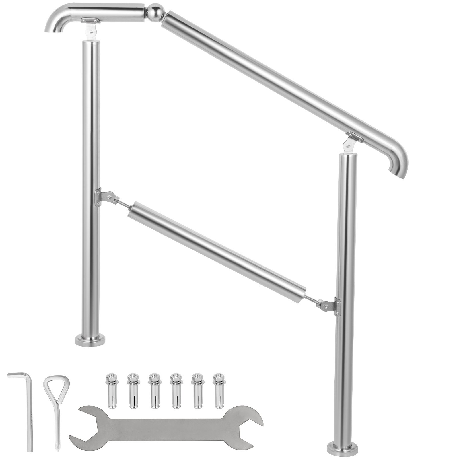 3 Step Railing Stainless Steel 220lb