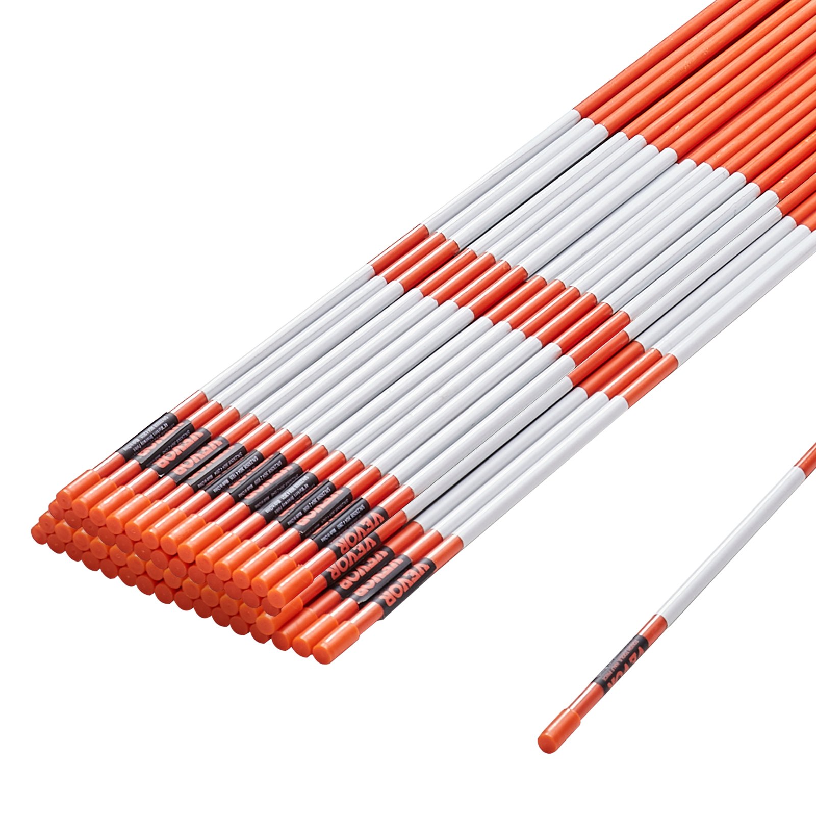 Driveway Markers 50 PCS 121.5cm Orange
