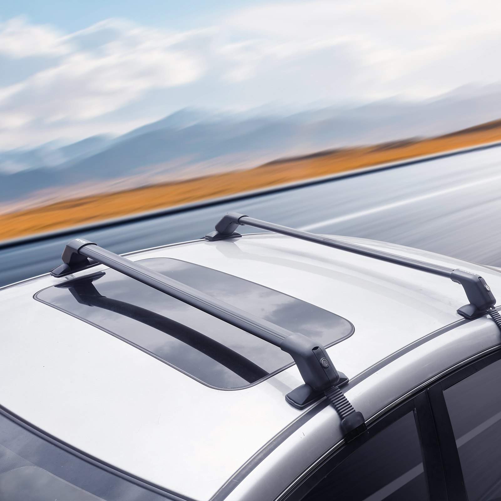 Universal Roof Rack Crossbar for Naked Roof - Image 8