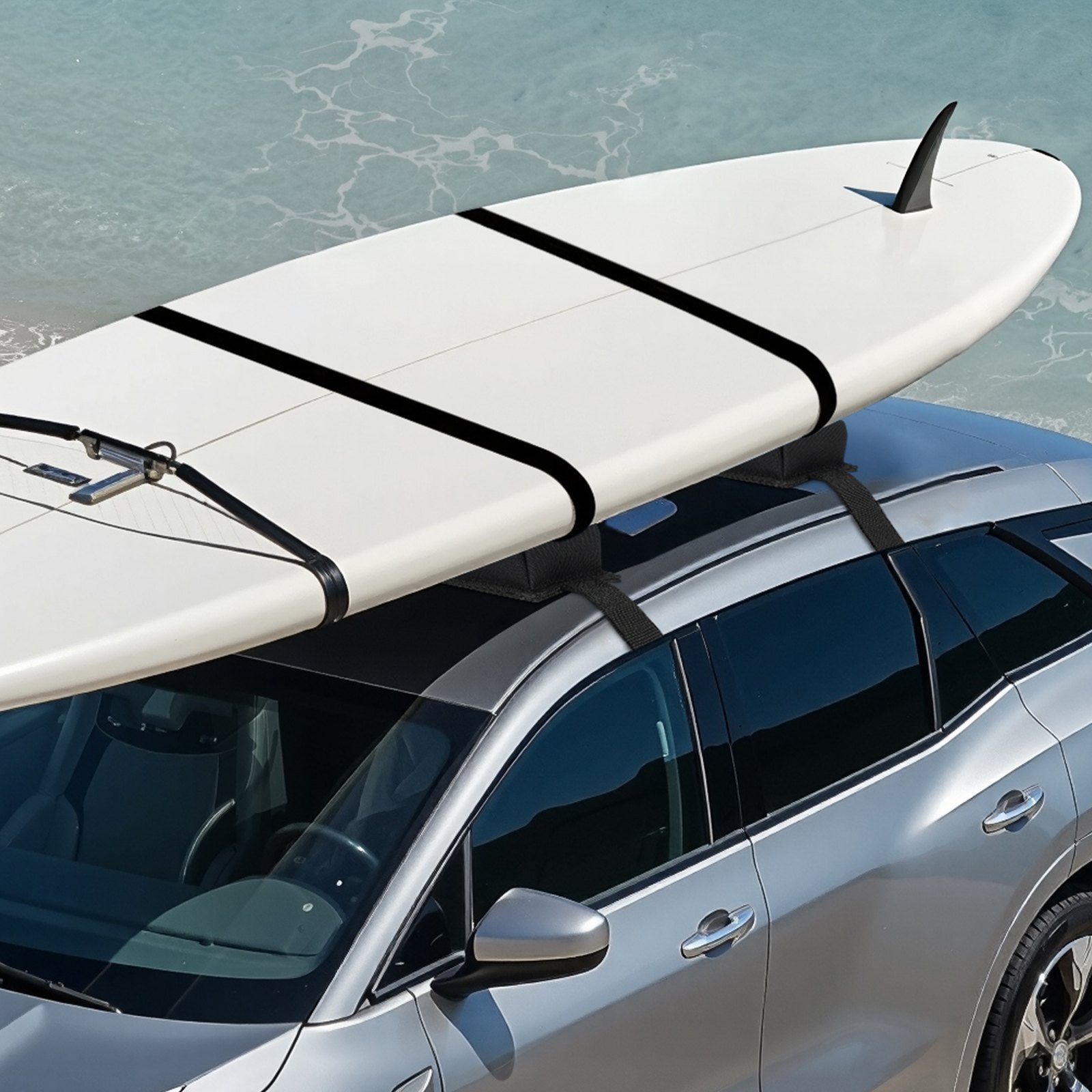 Soft Roof Rack Pads 15.5in 176lbs Kayak Canoe - Image 8