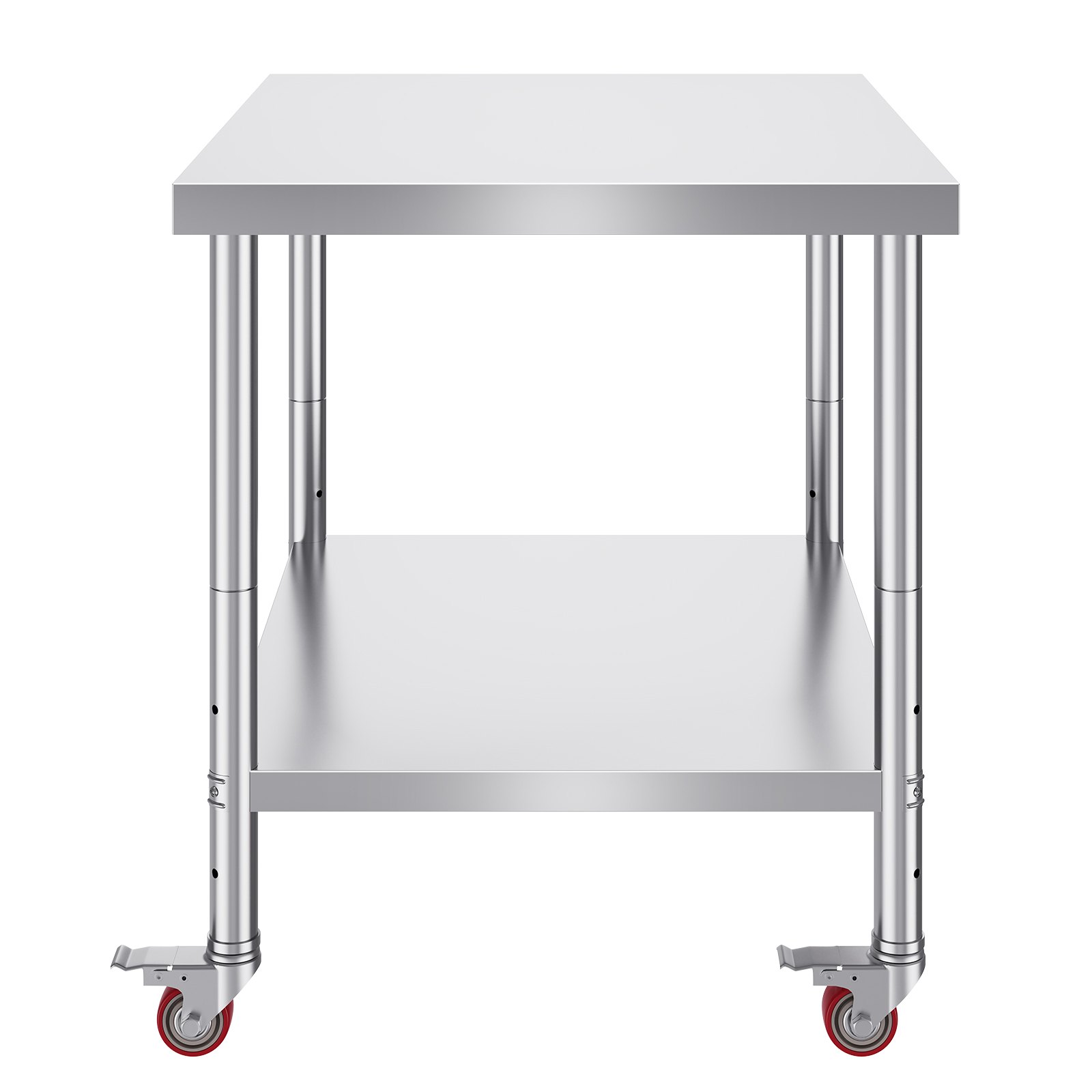 Stainless Steel Work Table 30x36x34 Inch with Wheels - Image 11