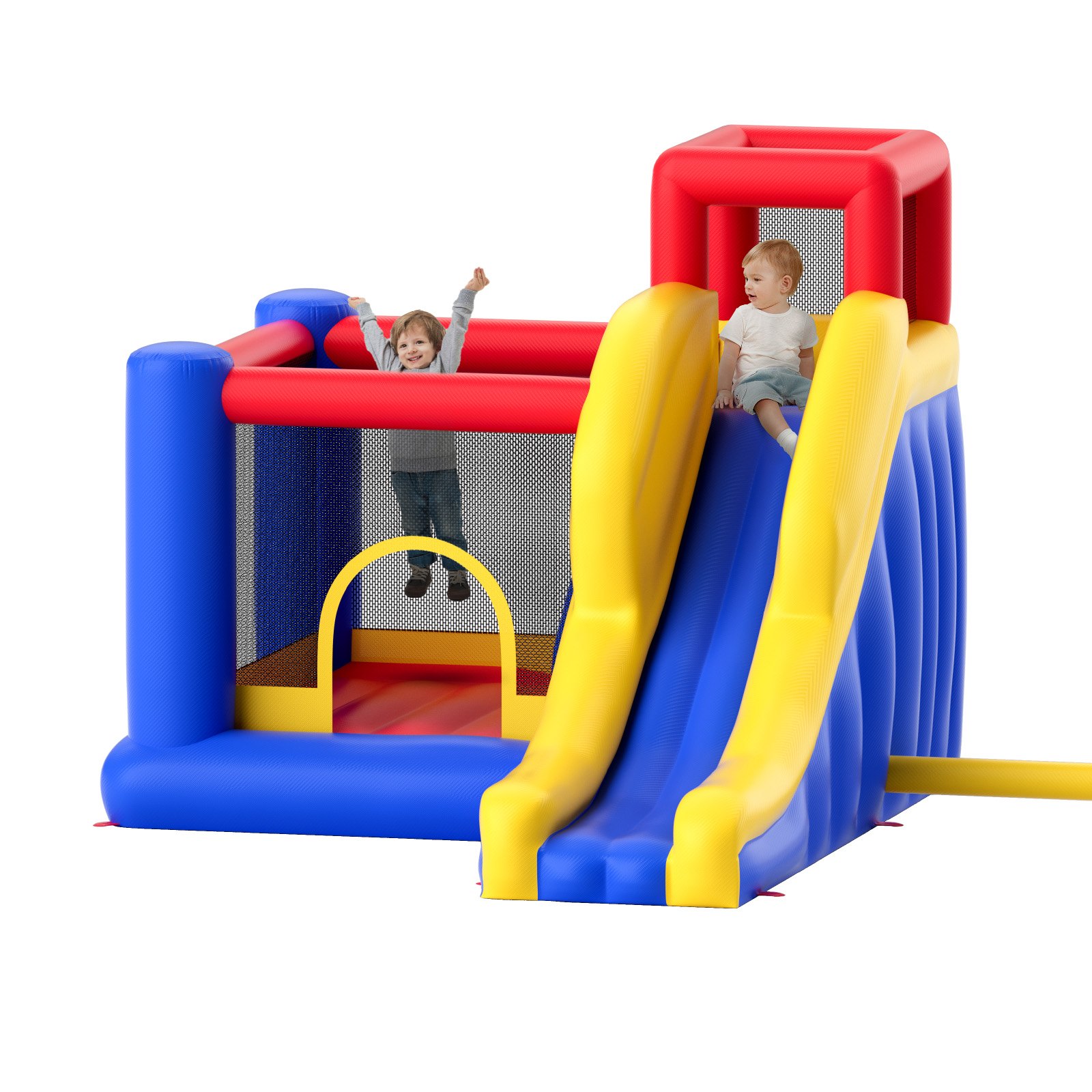 Inflatable Bounce House with Slide and Blower