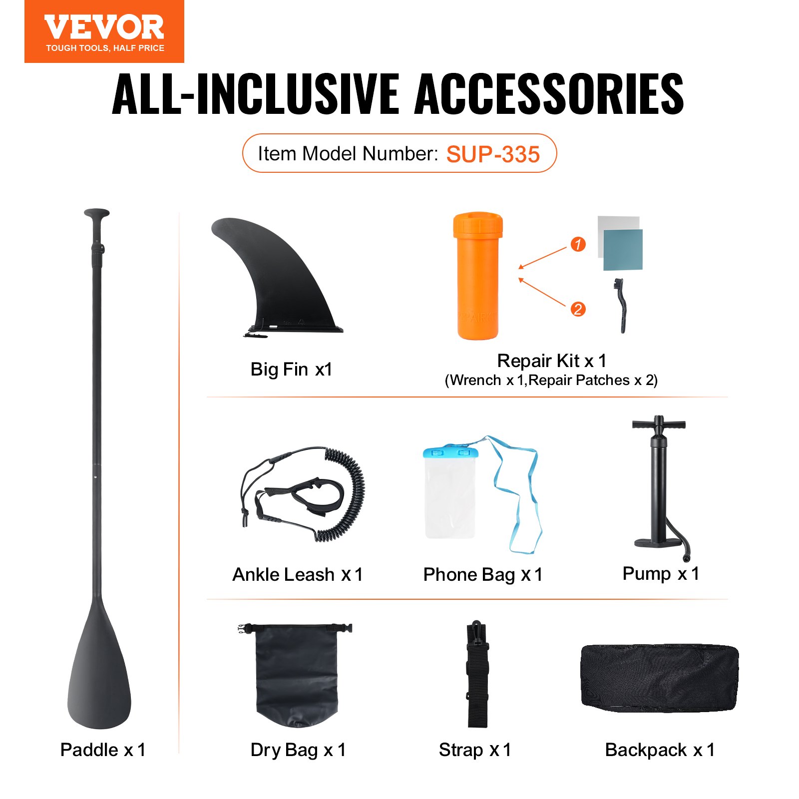 Inflatable Stand Up Paddle Board 152mm Wide - Image 7