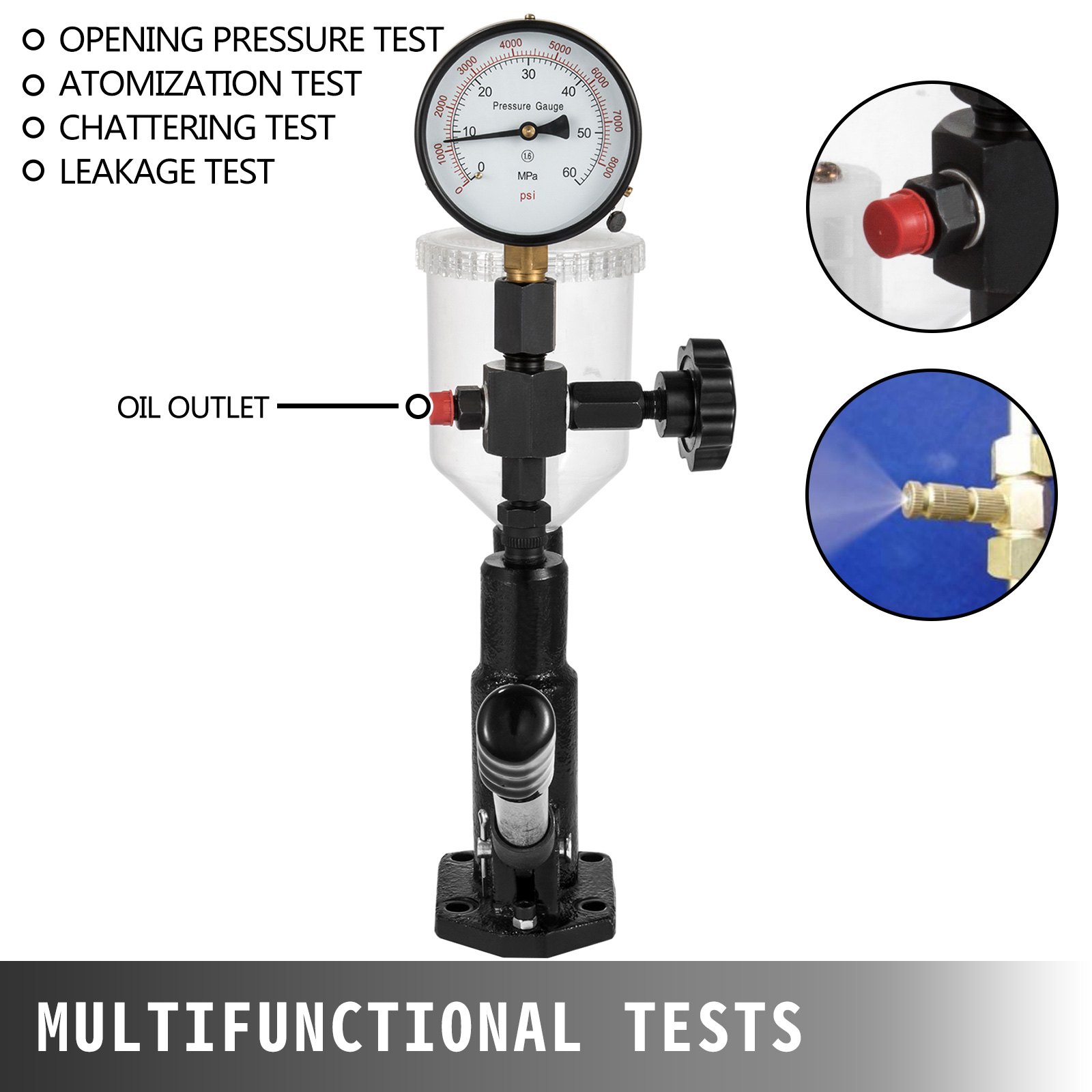 Diesel Injector Nozzle Pressure Tester 0-600Bar - Image 5