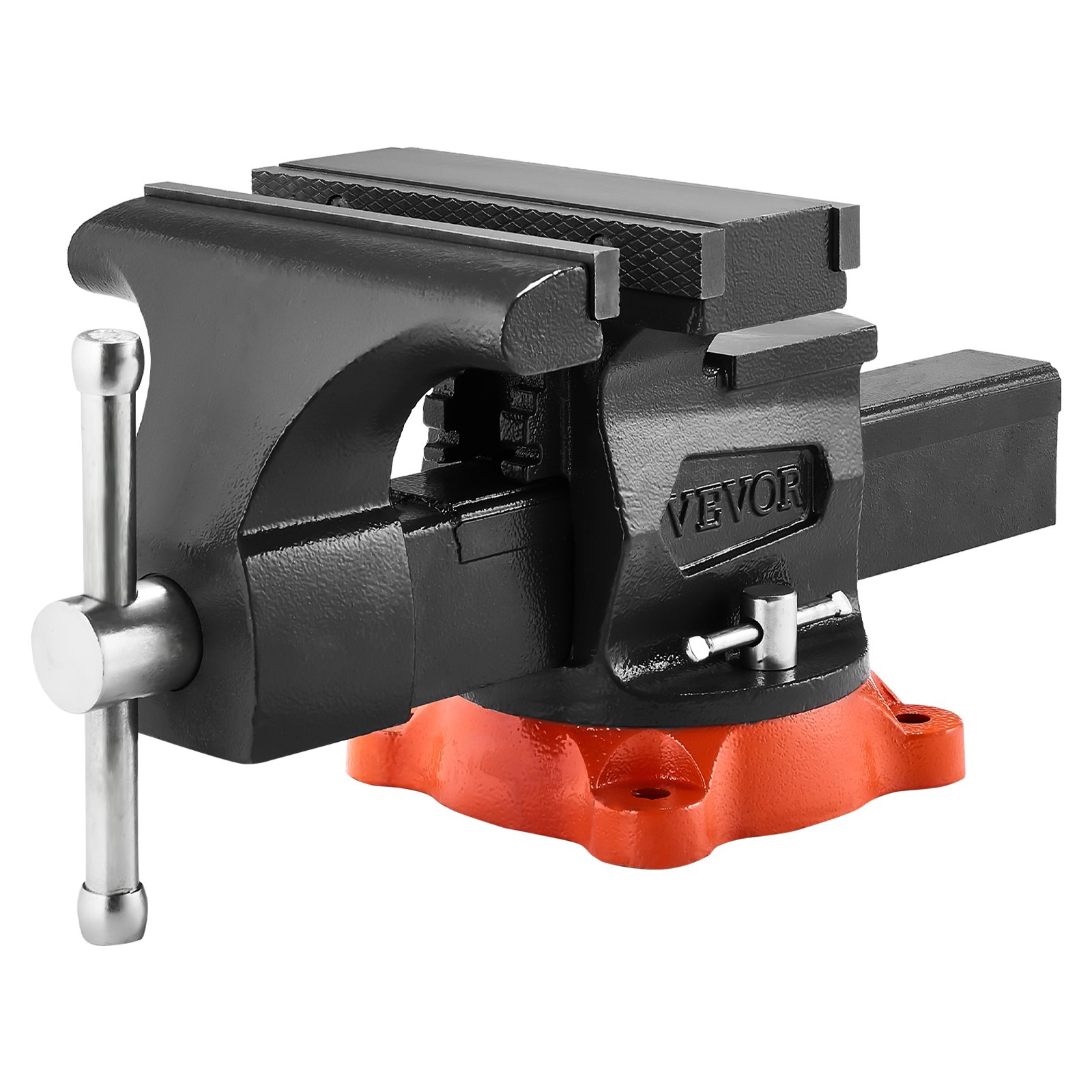 203mm Bench Vice Heavy Duty Ductile Iron Swivel - Image 9