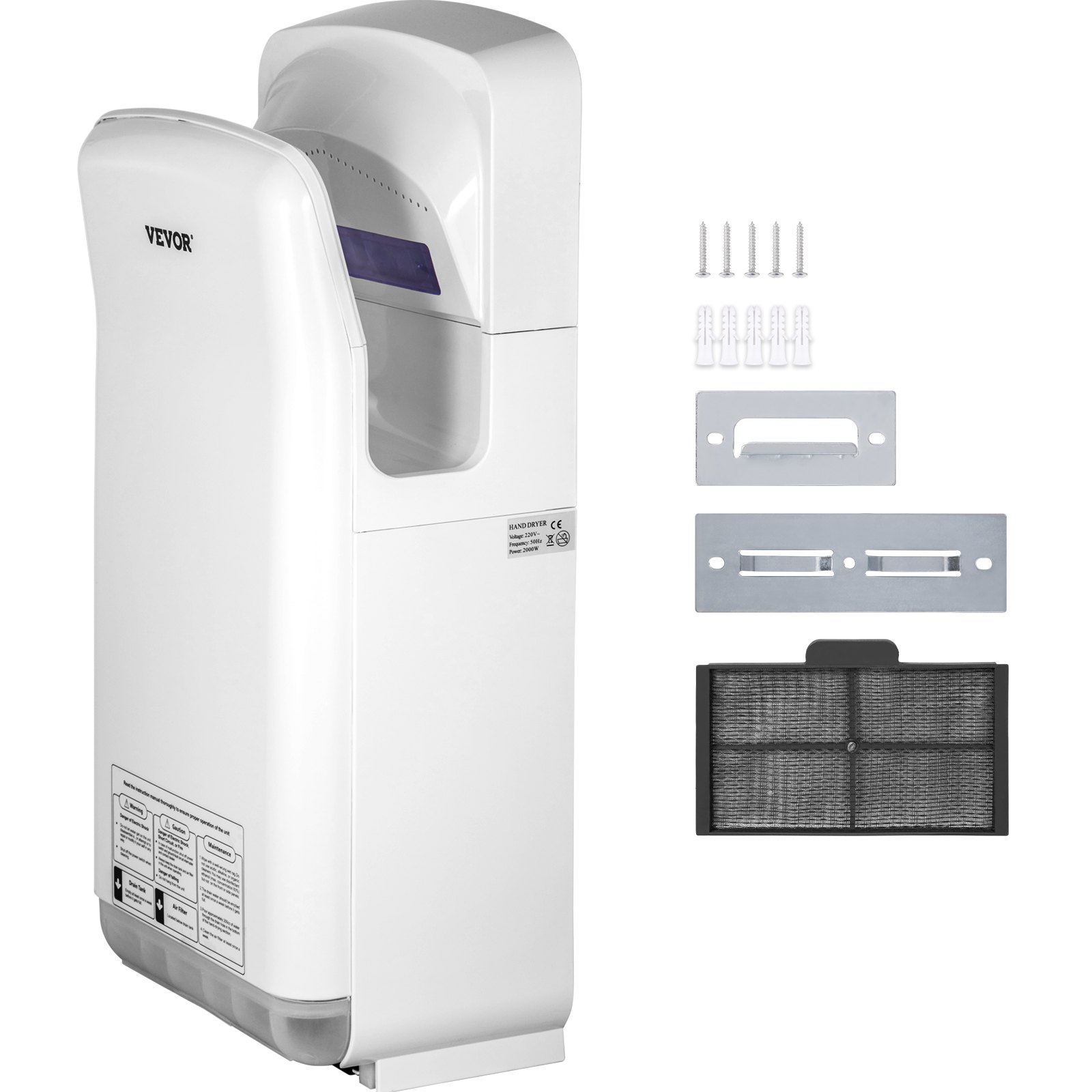 Jet Hand Dryer Blade High Speed White