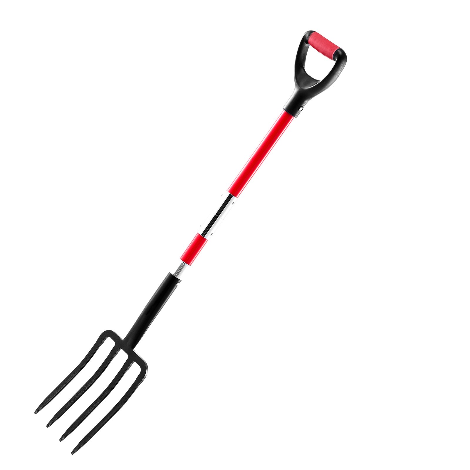 4 Tines Garden Fork Fiberglass Handle 45 Inch