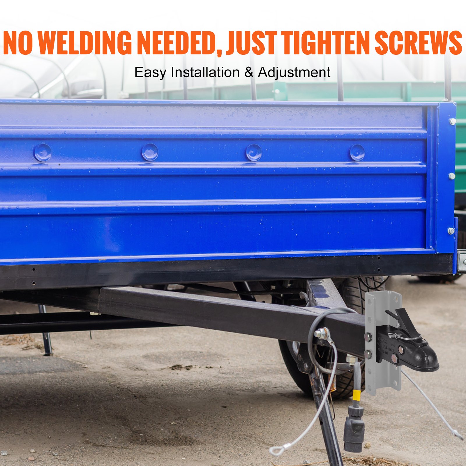 Adjustable Trailer Coupler 2-5/16 Inch 15000 lbs - Image 3