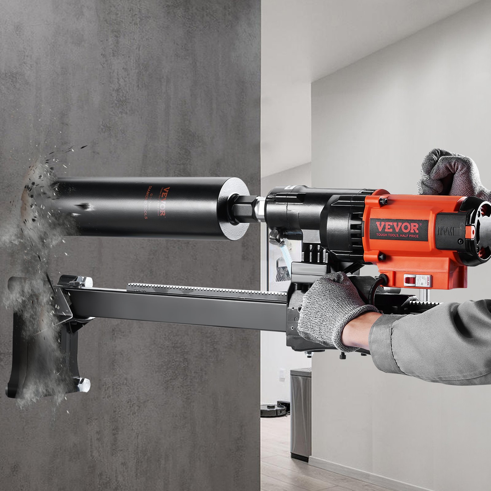 Diamond Core Drilling Machine 8in Wet Dry 2500W - Image 8