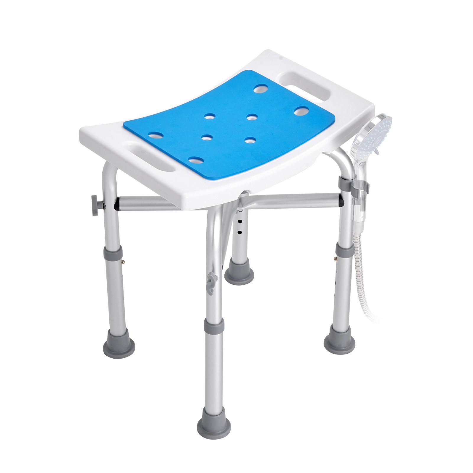 Shower Chair Adjustable with Crossbar 226.8kg