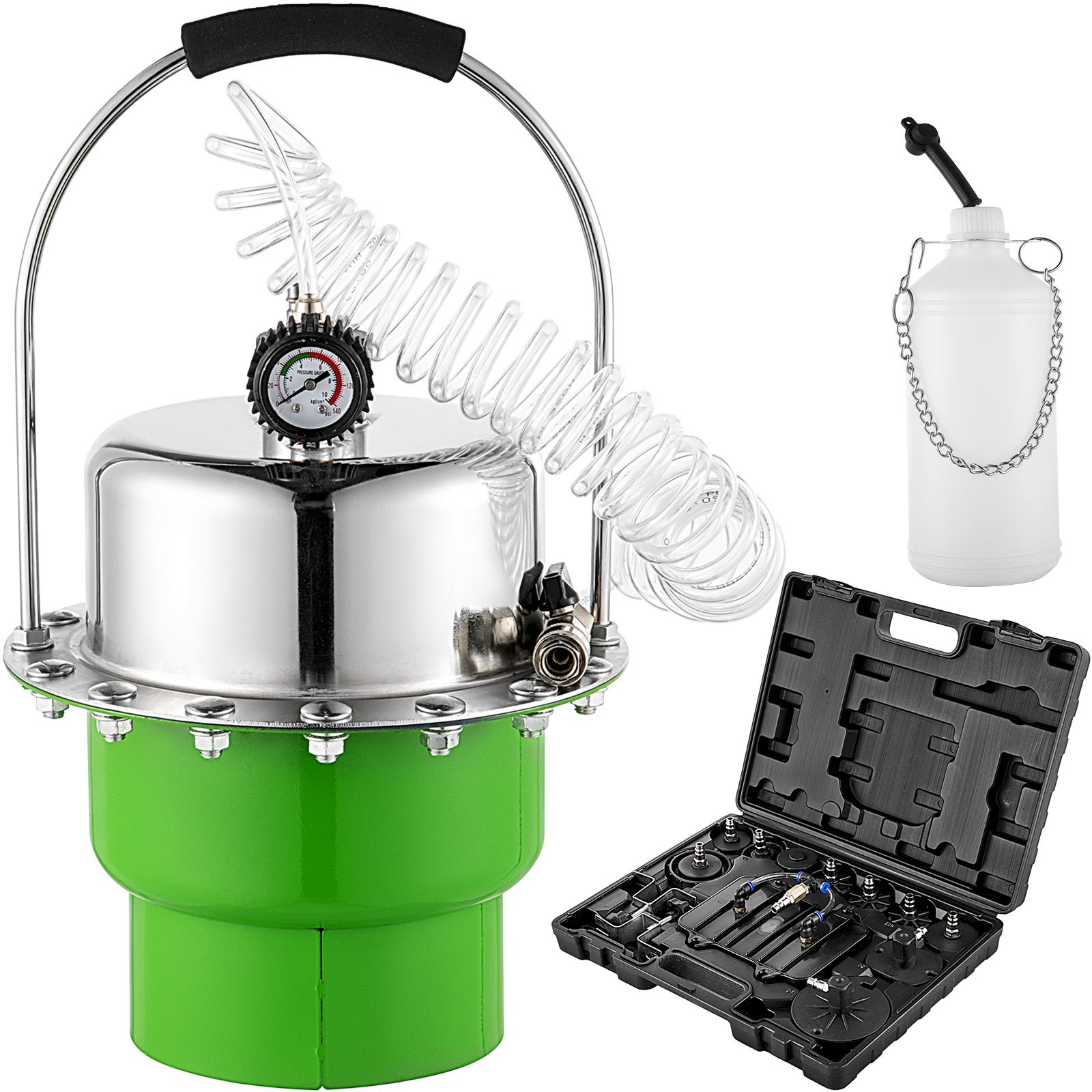 Pneumatic Air Pressure Brake Bleeder Tool Kit