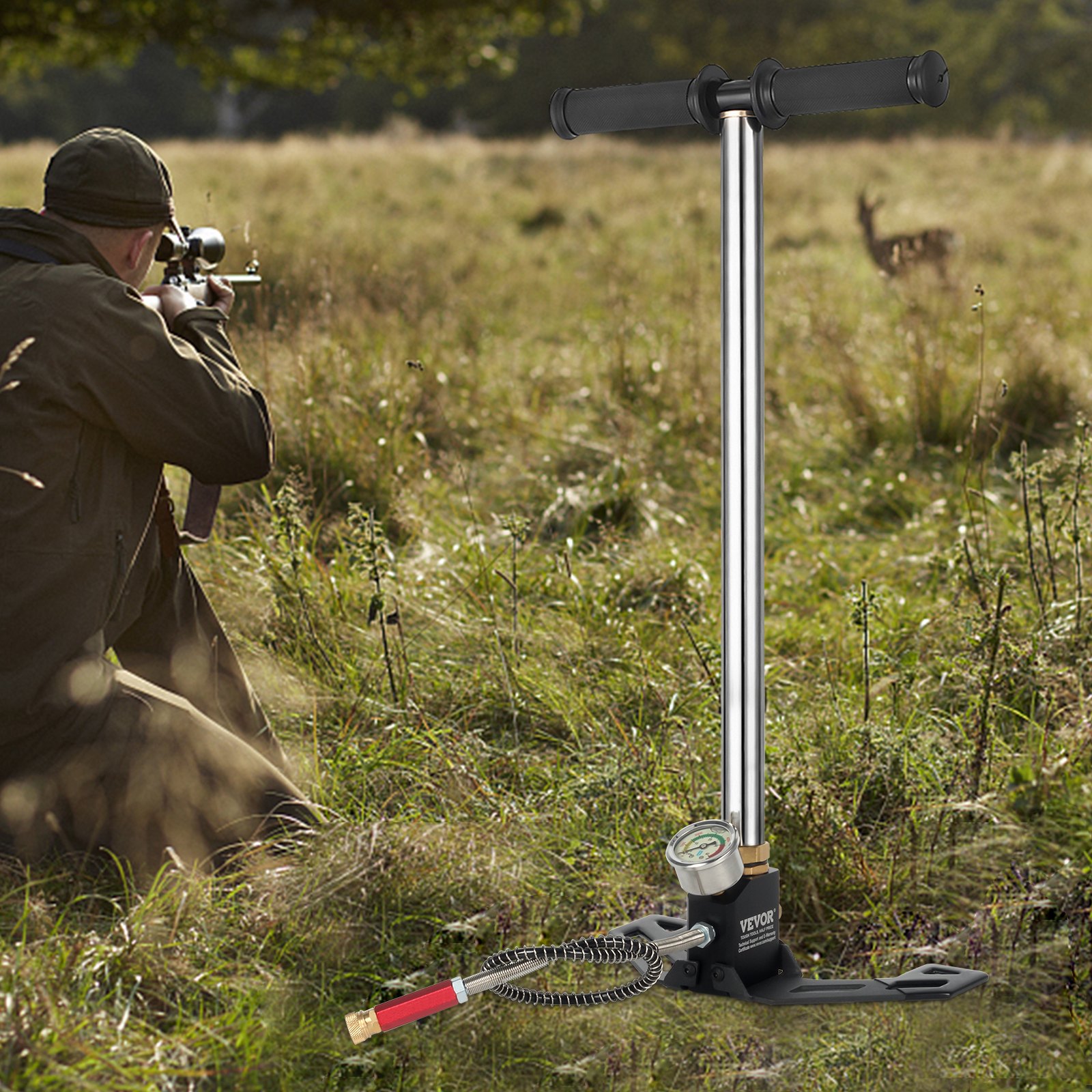 High Pressure Hand Pump 3 Stage 4500 PSI PCP - Image 8