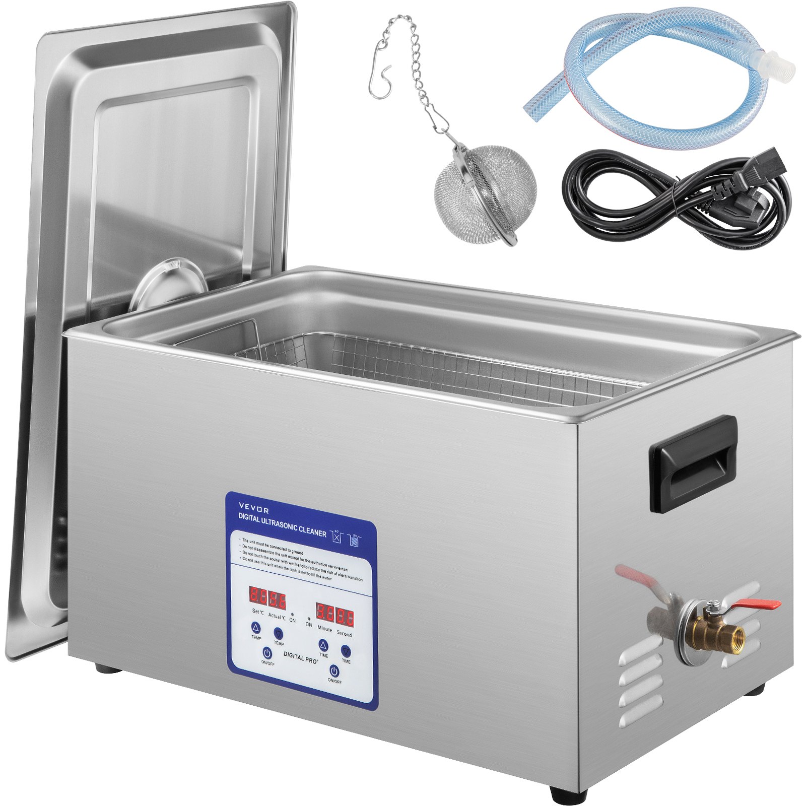 Digital Ultrasonic Cleaner 30L 40kHz with Heater