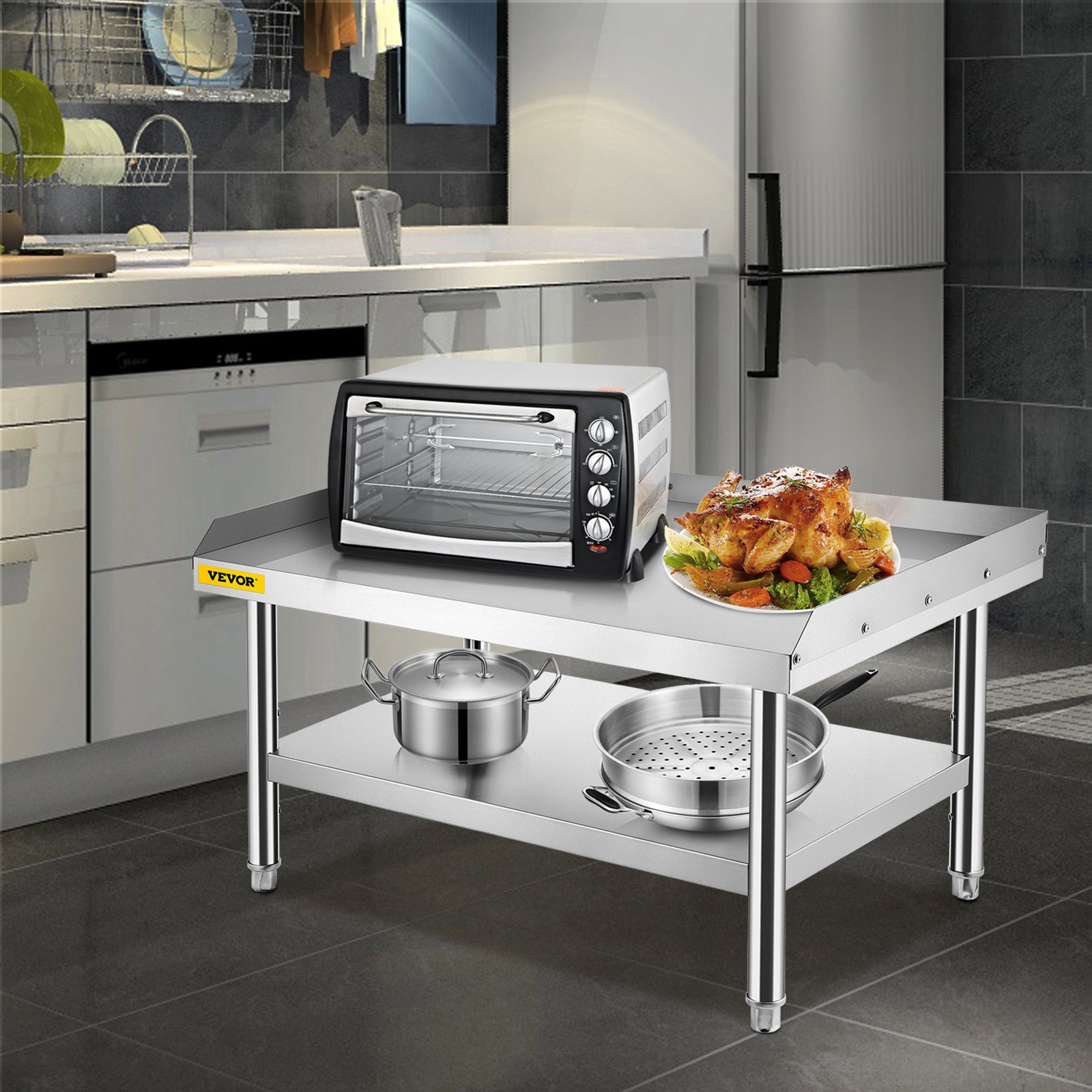 Stainless Steel Grill Stand 122x76x61 cm - Image 8