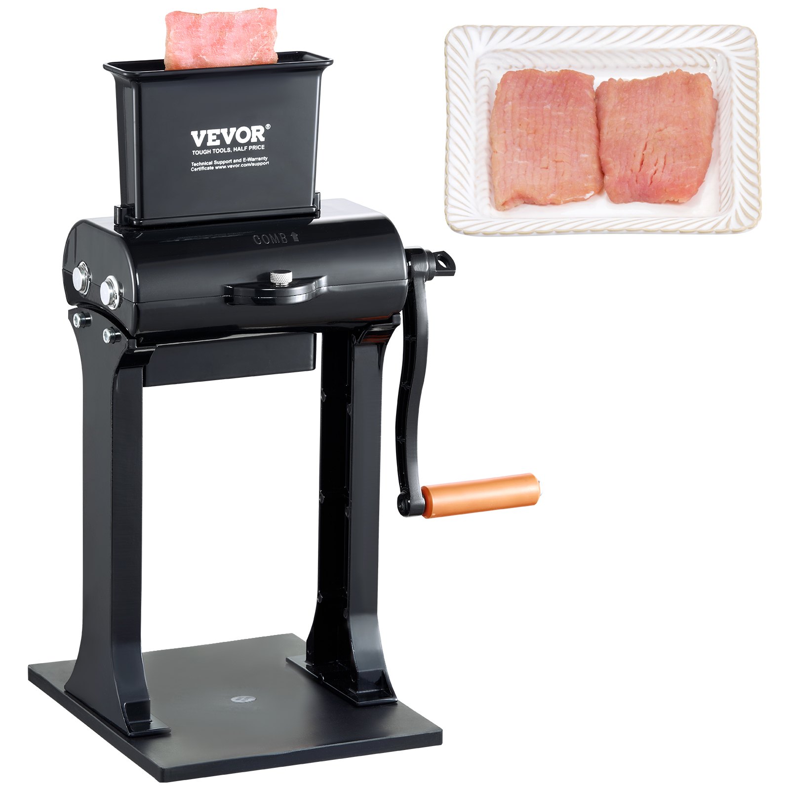 Commercial Meat Tenderizer Manual Stainless Steel 148mm