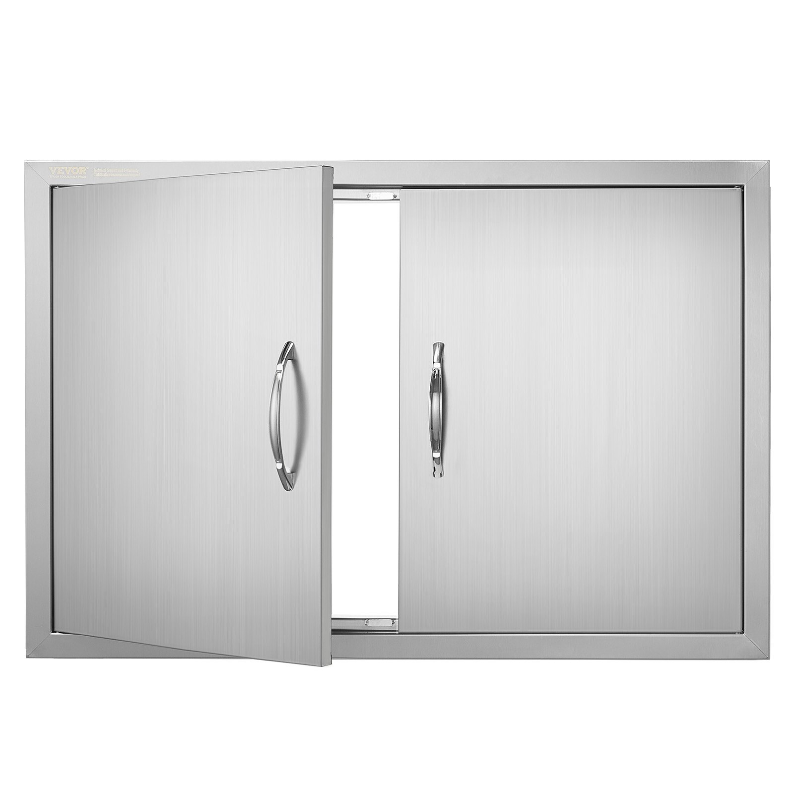 BBQ Access Door 838x558mm Double Stainless Steel
