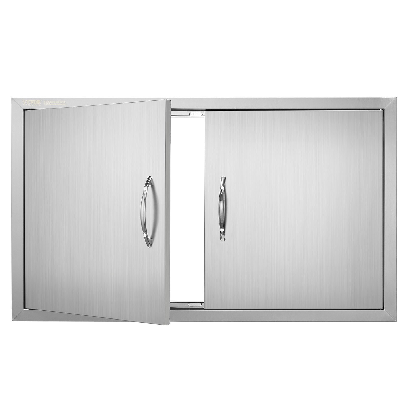 BBQ Access Door 915x533mm Double Stainless Steel