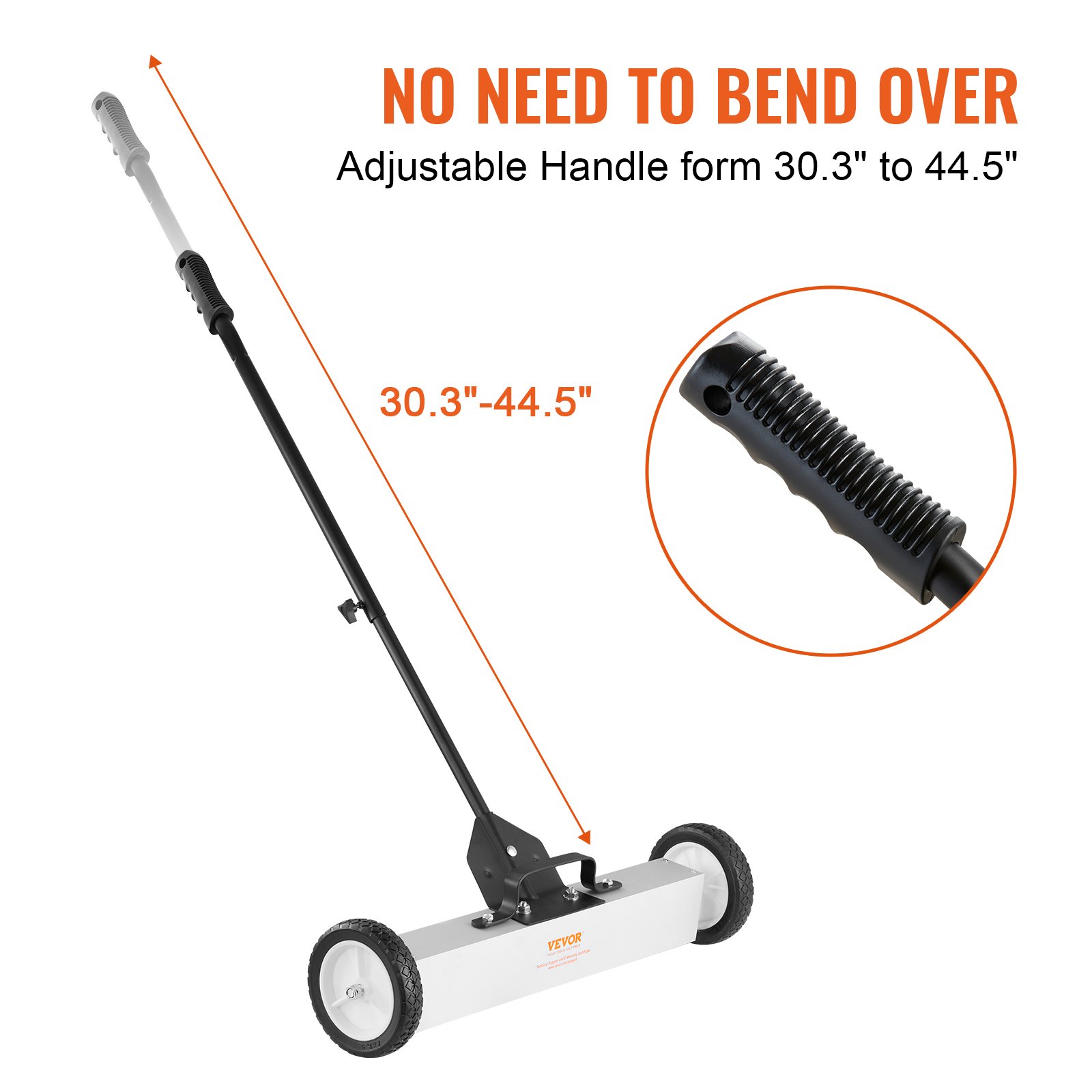 22.6kg Rolling Magnetic Sweeper with Wheels - Image 5