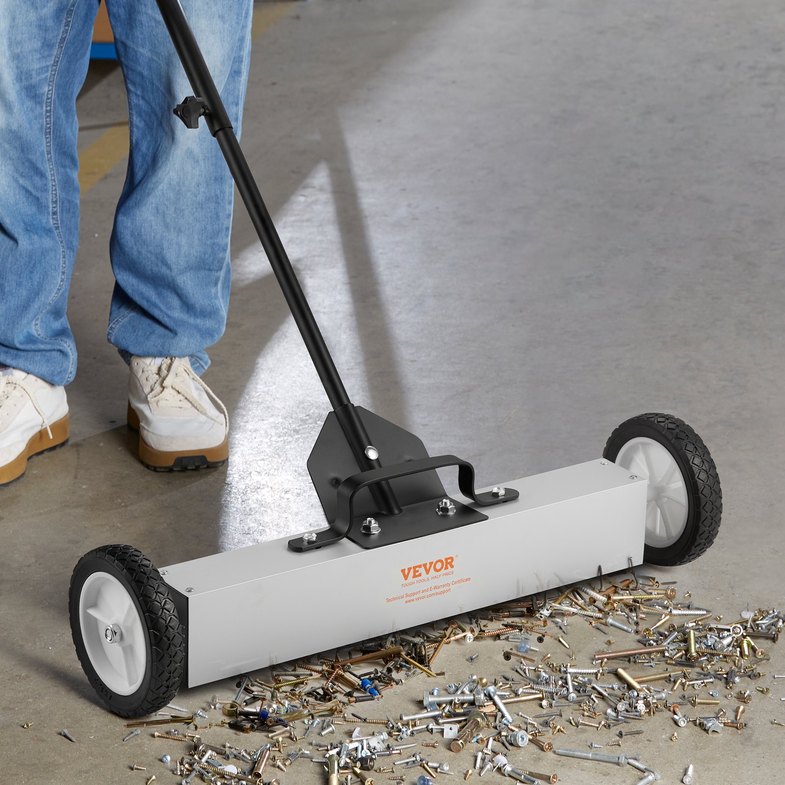 22.6kg Rolling Magnetic Sweeper with Wheels - Image 8