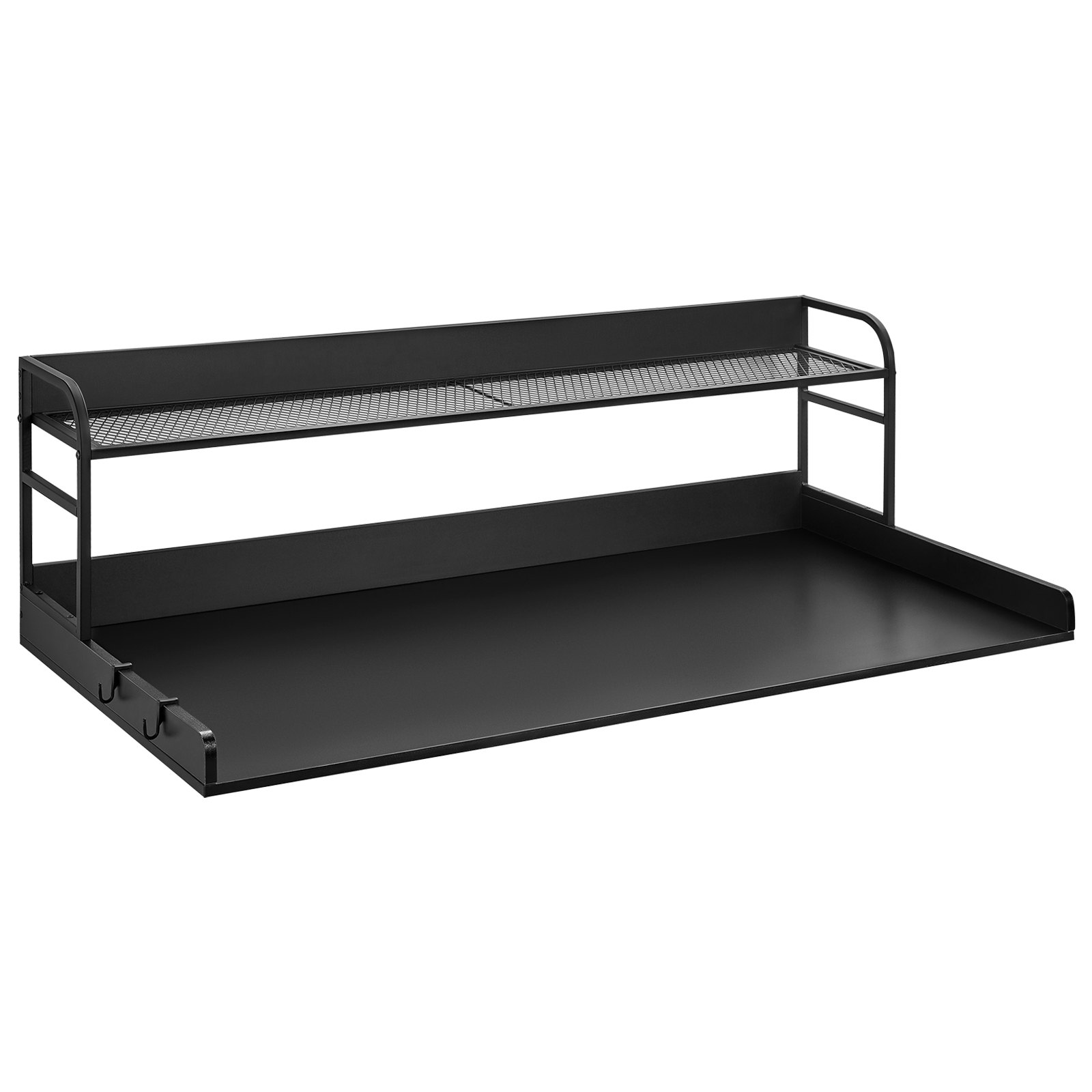 Washer Dryer Countertop with Shelf 54x27 Inch Black - Image 11