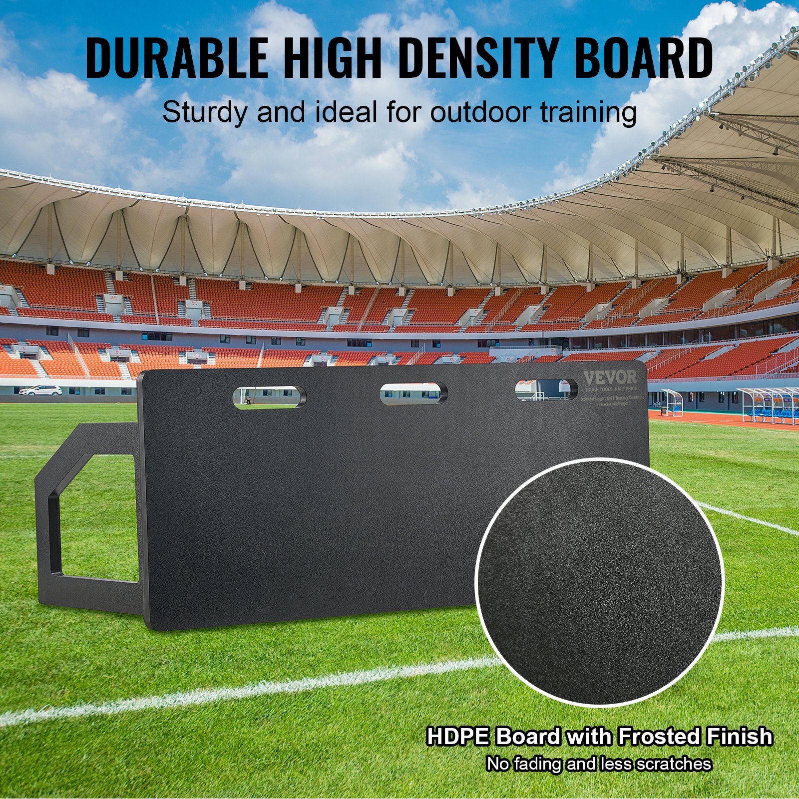 Soccer Rebounder Board 100x40cm Foldable 2 Angles - Image 4
