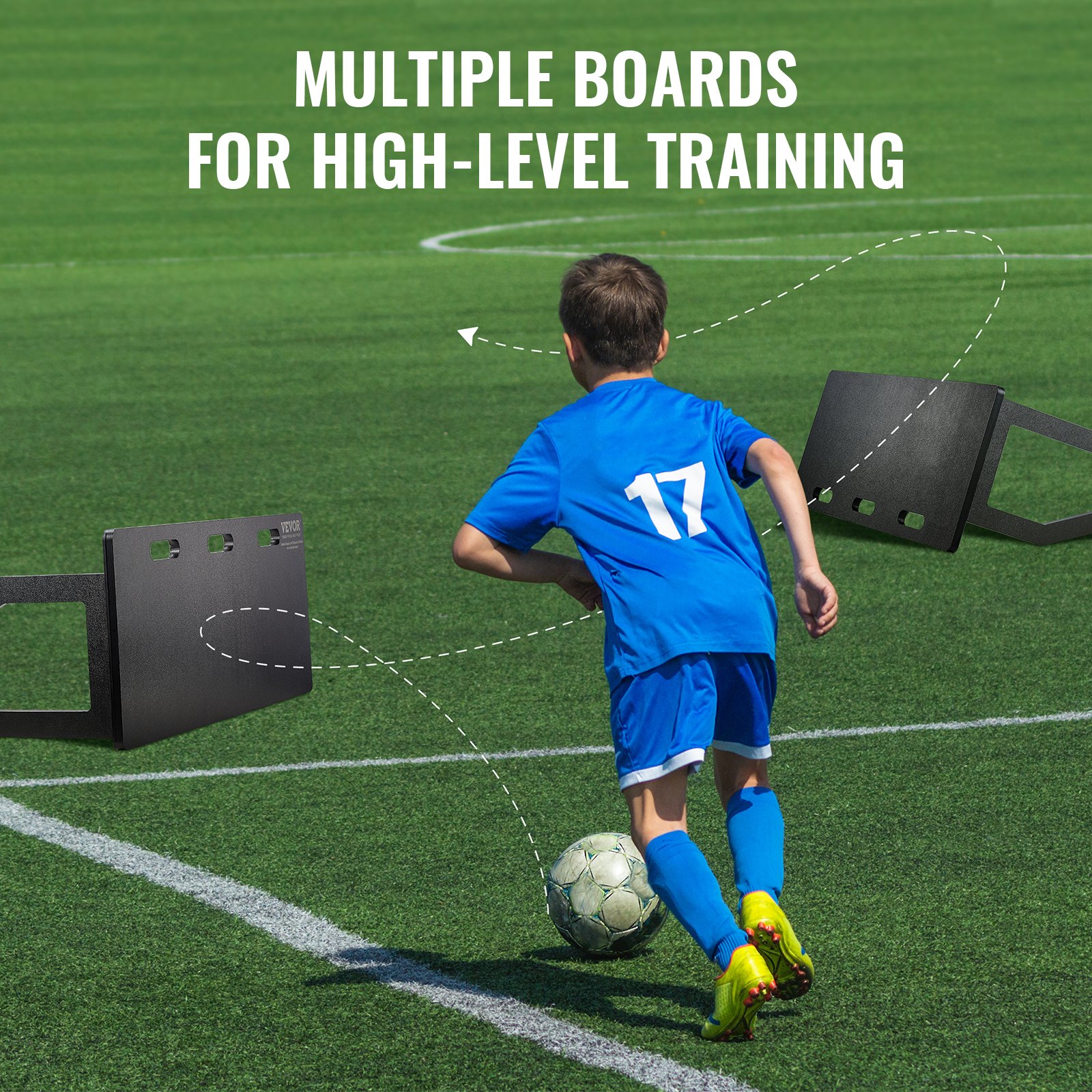 Soccer Rebounder Board 100x40cm Foldable 2 Angles - Image 6