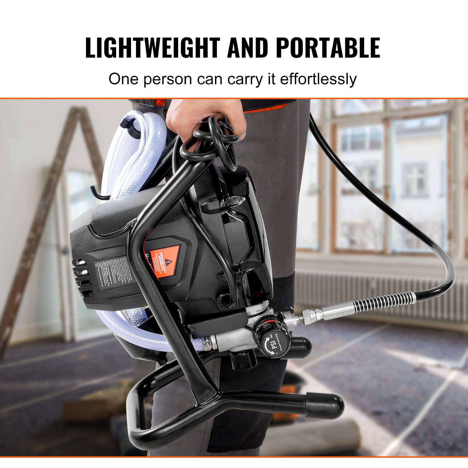Stand Airless Paint Sprayer 750W 3000PSI - Image 6