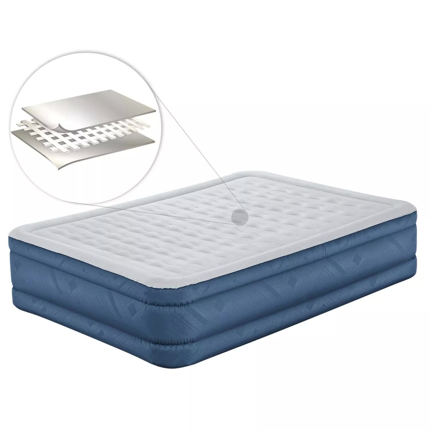 Bestway 2.03m Fortech Snugable Top Air Mattress Queen Built-In Pump - Image 8