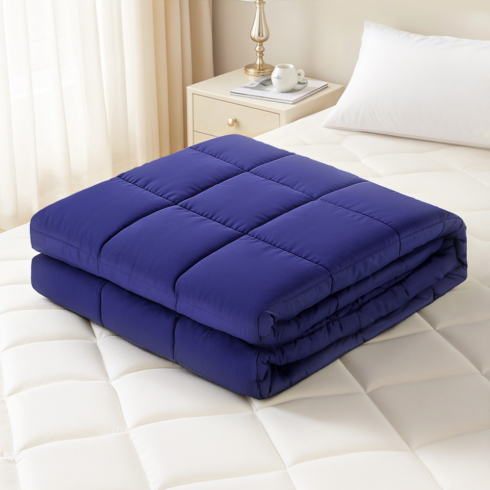 Giselle Weighted Blanket 6.8kg Blue - Image 7