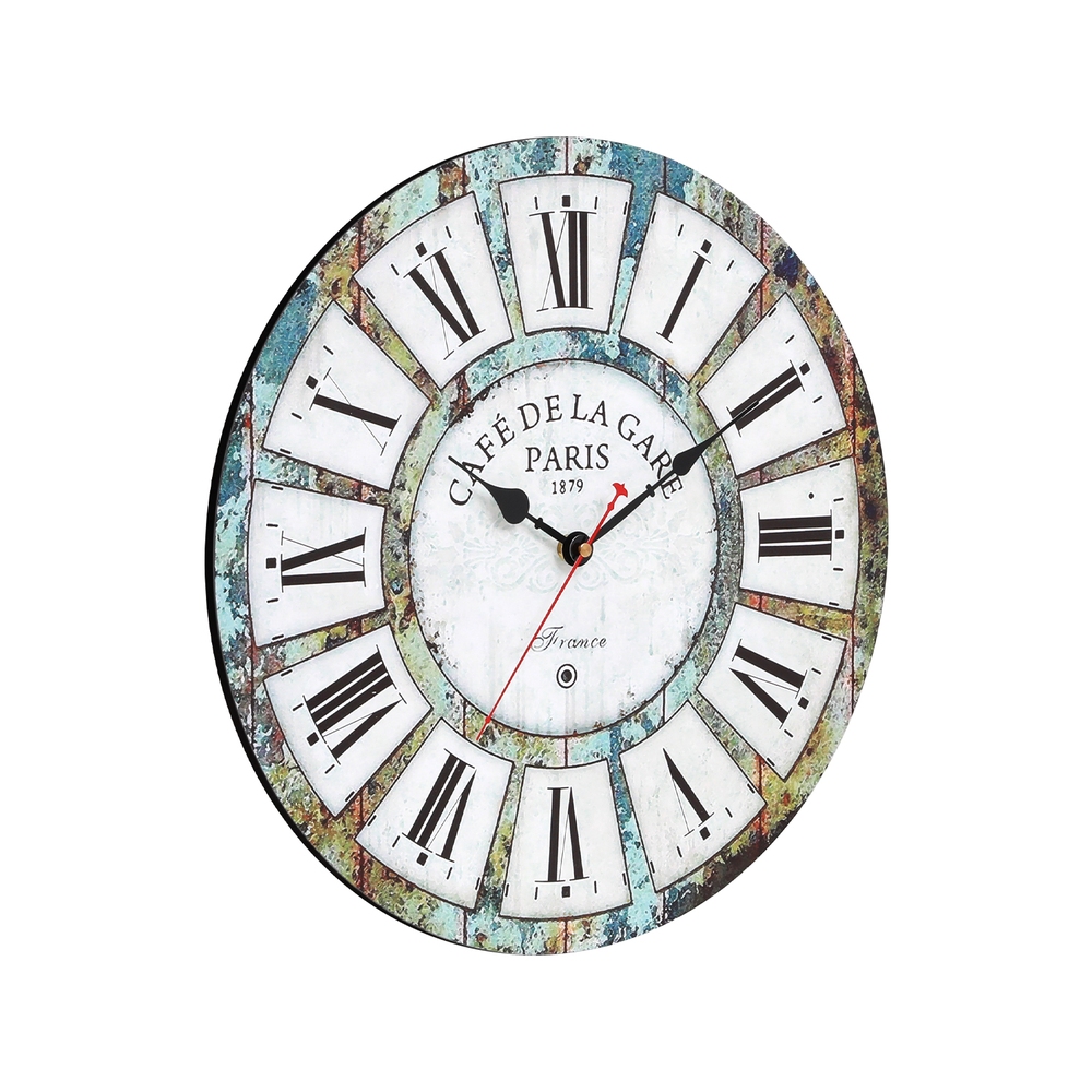 Artiss 40CM Wall Clock Rustic Design - Image 3