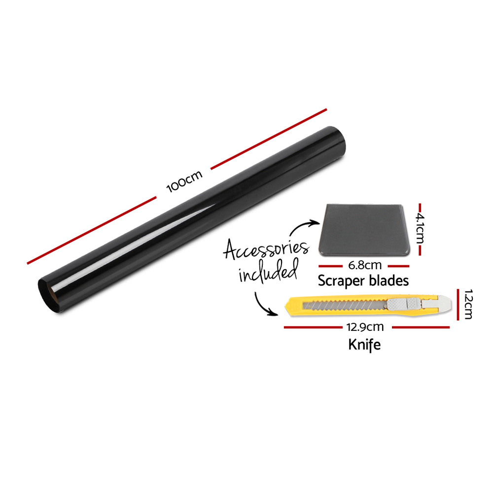 Giantz 100cm x 30m Black Window Tint 15% - Image 2