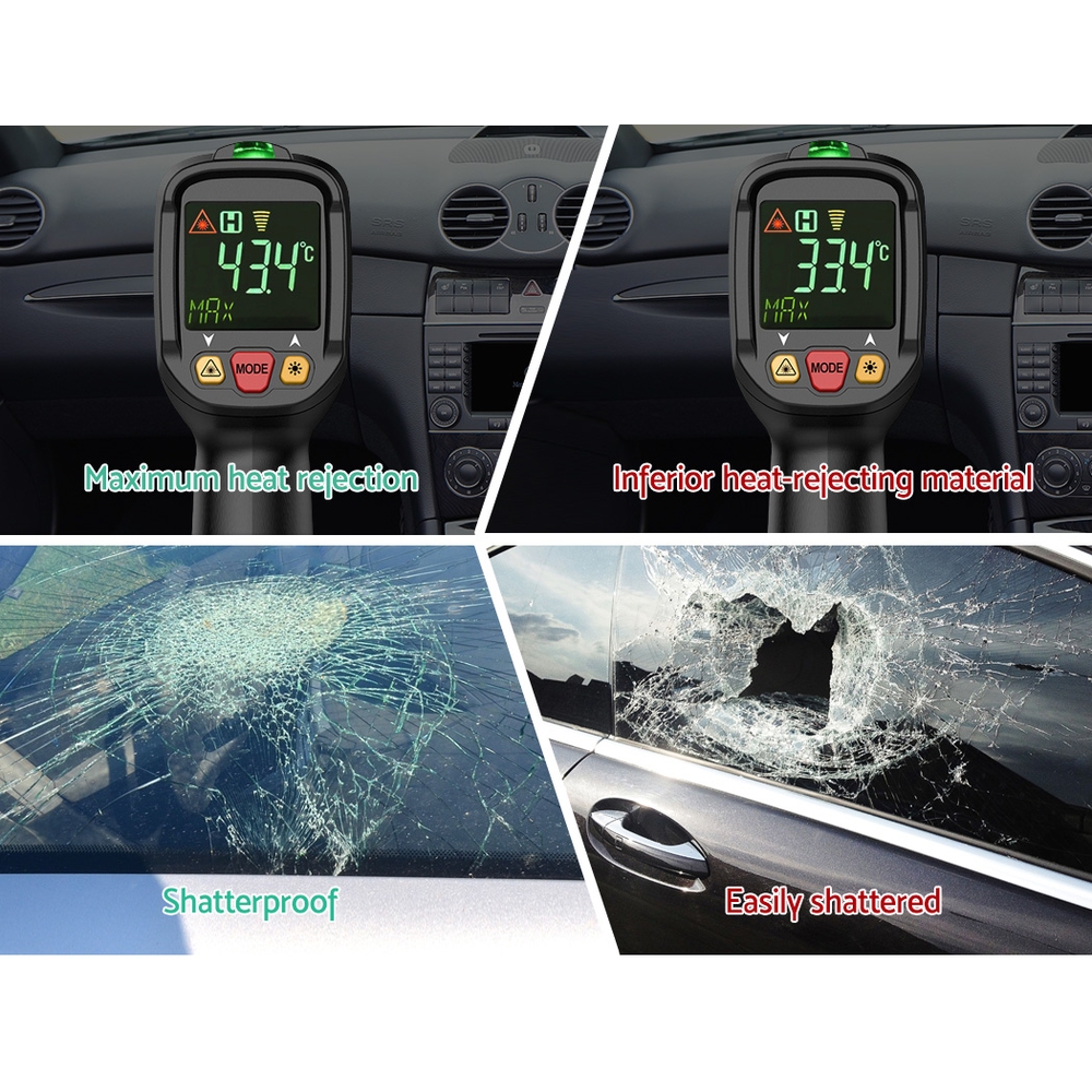 Giantz 76cm x 7m Black Window Tint 35% - Image 5