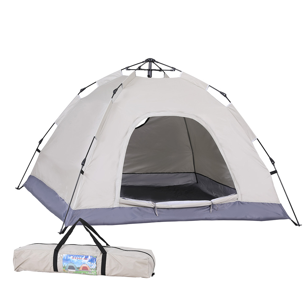 Weisshorn Camping Tent Pop up 2 Person Beige - Image 2