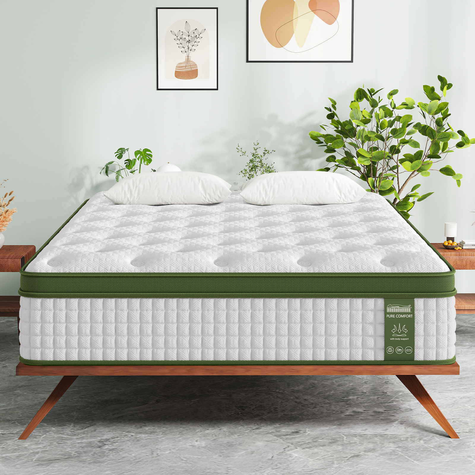 BedStory 34cm Double Latex Hybrid Mattress