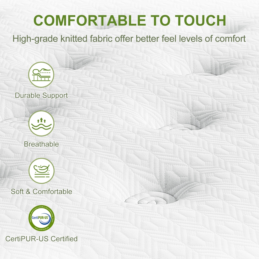 BedStory 34cm Single Latex Hybrid Mattress - Image 7