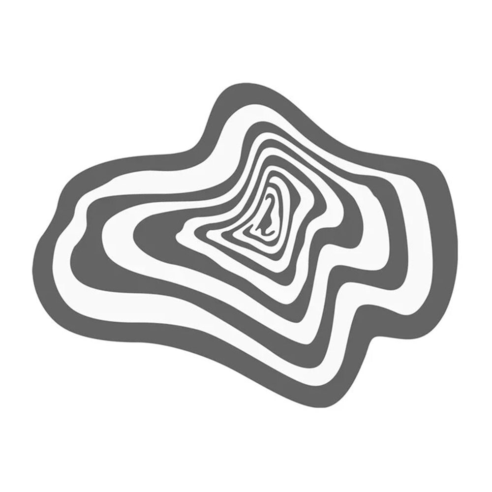 Grey Striped Rug 200x300cm, Luxurious Addition to Home Decor