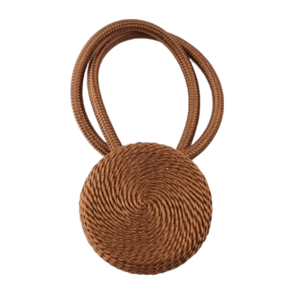 Light Coffee Magnetic Curtain Tieback Decorative Curtains Buckle Rope Strap Magnet Clip