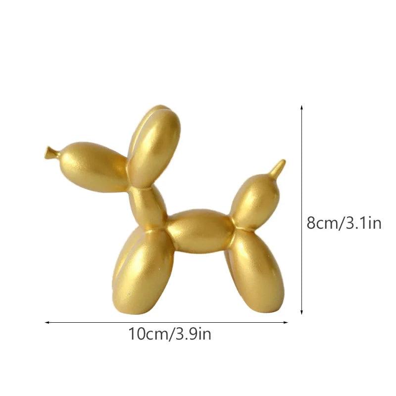 Small Resin Gold Colour Nordic Balloon Dog Home and Office Decor - Image 8