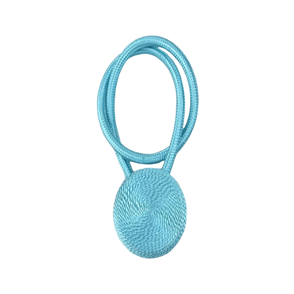Blue Magnetic Curtain Tieback Decorative Curtains Buckle Rope Strap Magnet Clip