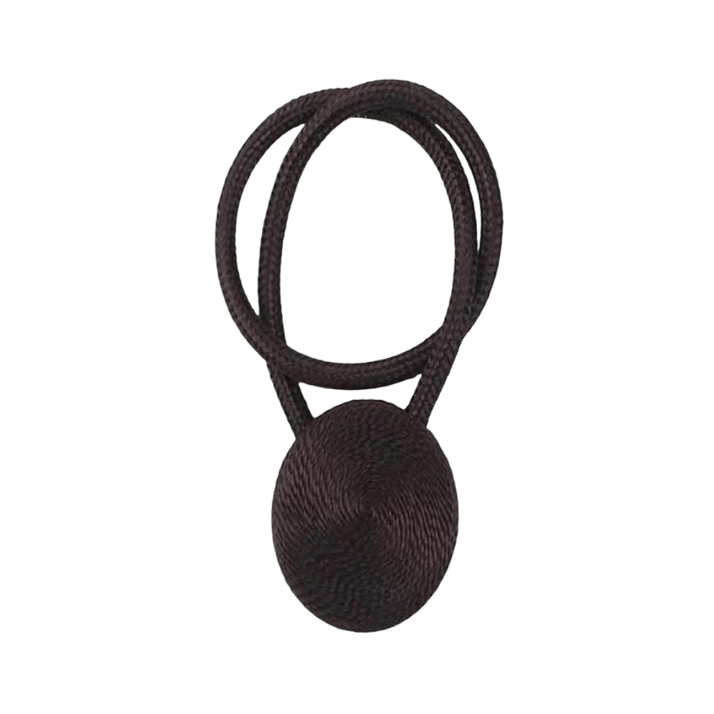 Dark Coffee Magnetic Curtain Tieback Decorative Curtains Buckle Rope Strap Magnet Clip