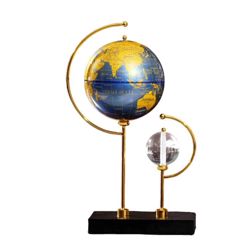 Creative Globe Desktop Ornaments Tabletop Decor 18*37cm Modern Living - Free Shipping