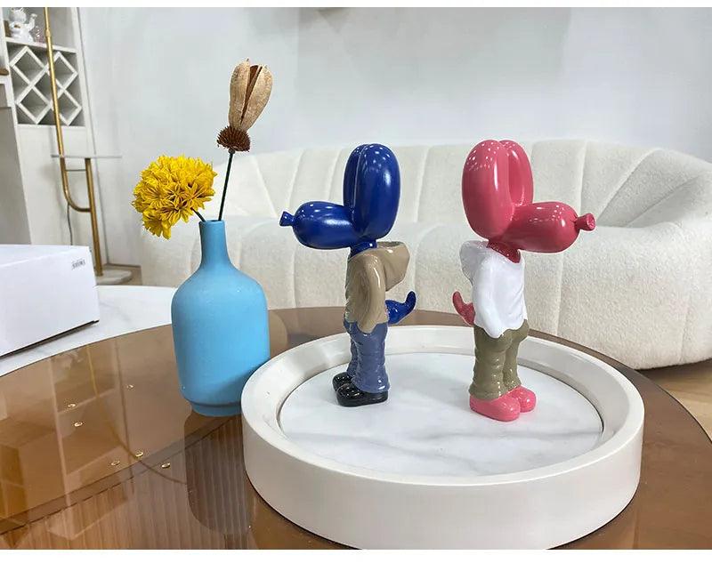 Red Balloon Dog Statue, Desktop Decorative Masterpiece - Image 8