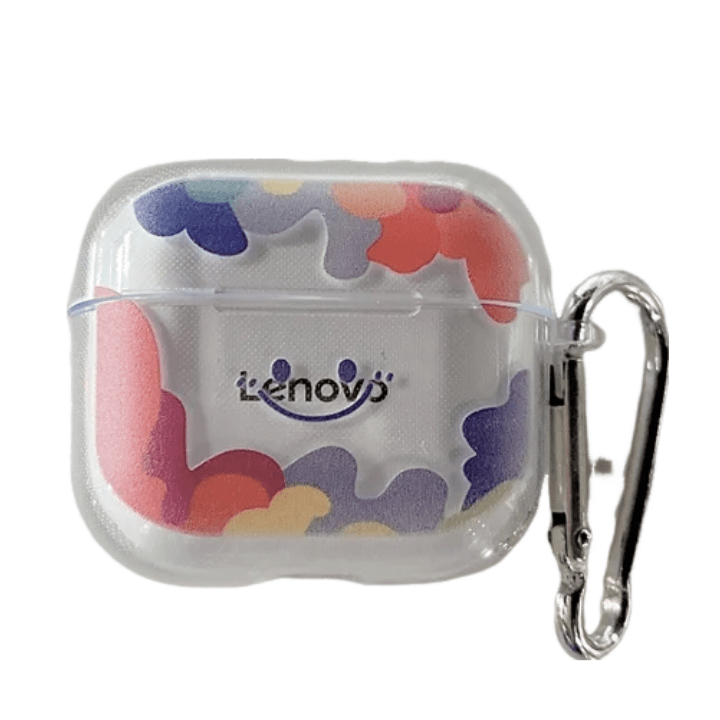 Patch Colour Smile Earphone Case for Lenovo LP12 TWS - Protective Charging Box