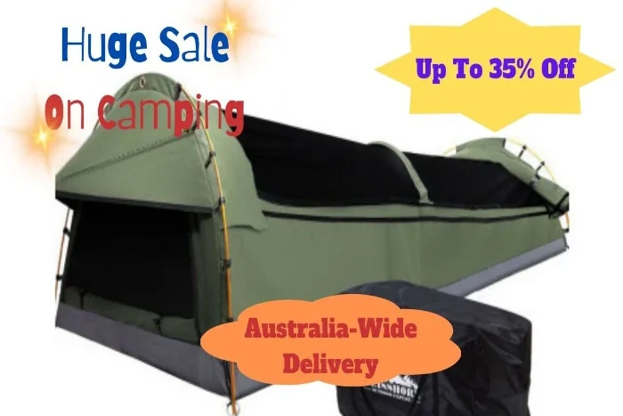 Camping Huge Sale Poster