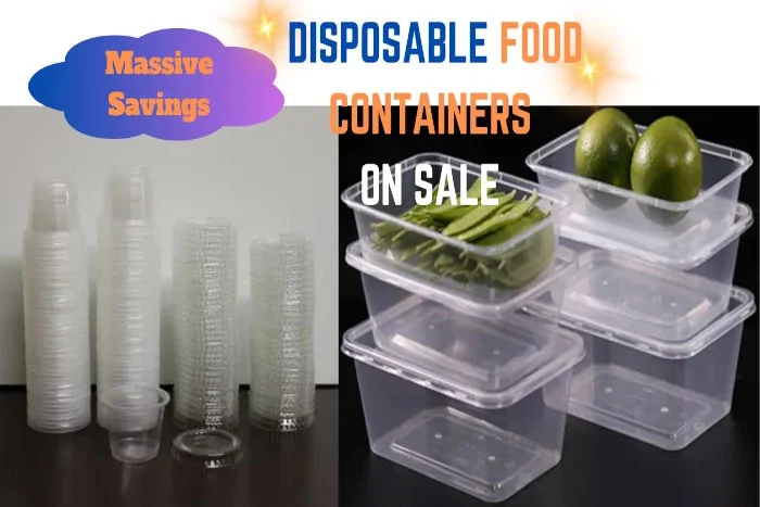 Disposable Food Containers Sale