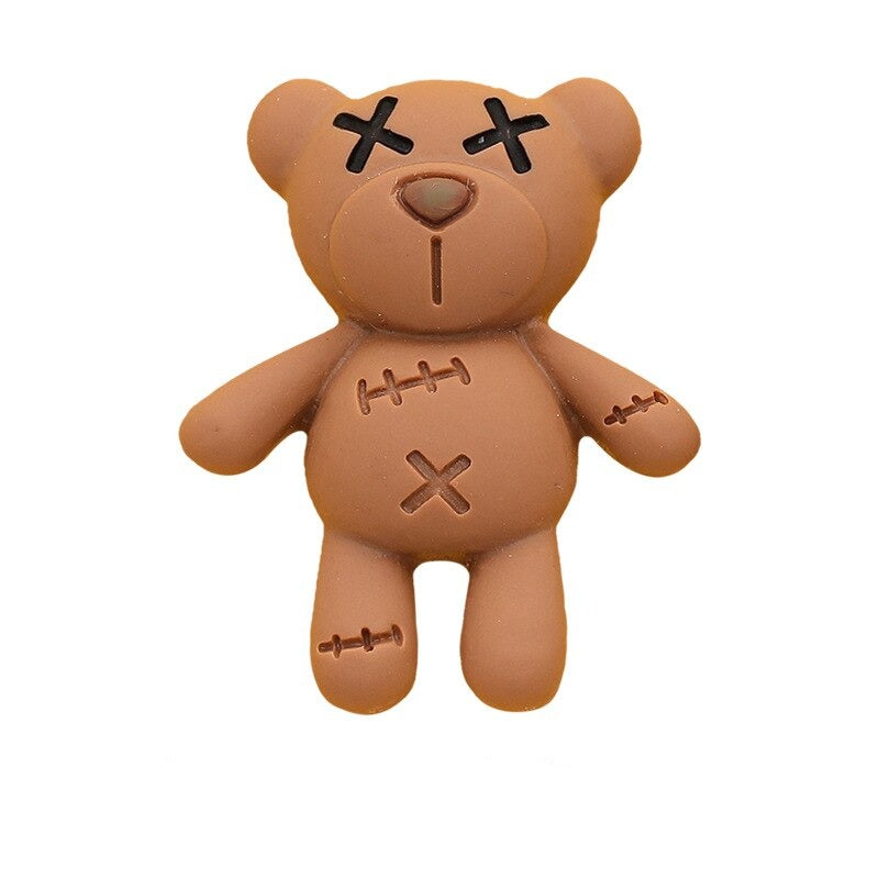 Brown Teddy Bear Shoe Charm for Crocs, Hard to Find Designs - Free Shipping