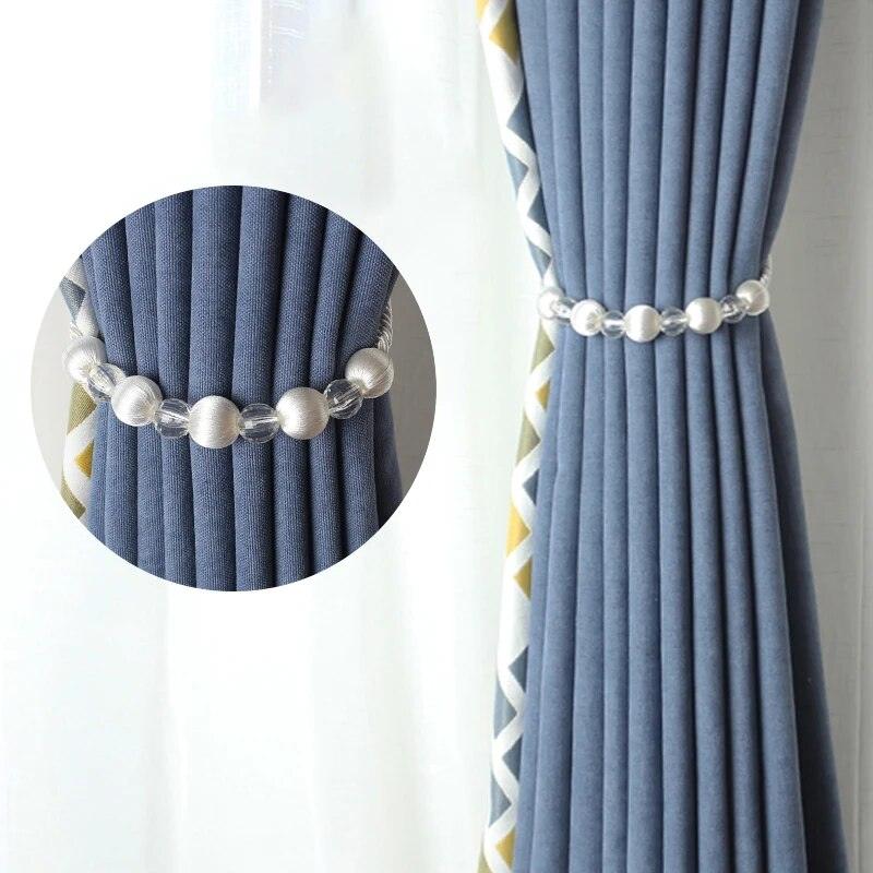 Gold Bead Curtain Tieback Rope for Home Accessories - Image 3