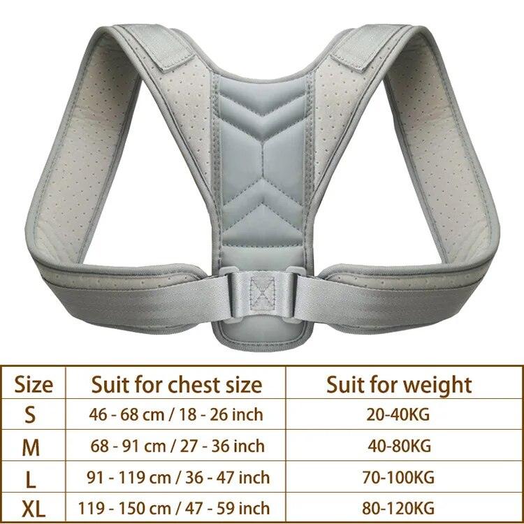 Adjustable Corrector Belt, Black Colour Back Posture, Neck and Shoulder Support - Image 8